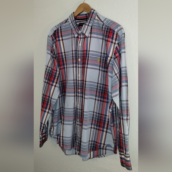 U. S. POLO ASSN. LONG-SLEEVE BUTTON-UP COLLARED SHIRT, SIZE XL, GREAT CONDITION - Picture 2 of 14